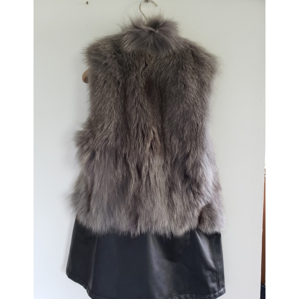 Pre-owned Reversible and Multiple Ways to Wear Fur & Leather Vest in XLNT Cond. - Picture 7 of 15
